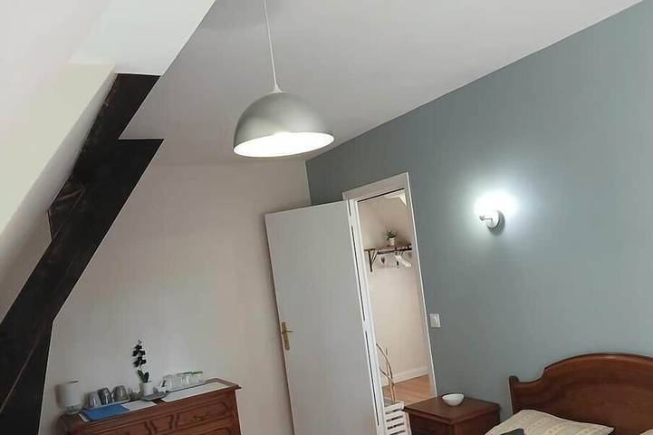 Chambre d’hôte pour 4 personnes, avec Jardin à Saint-Josse