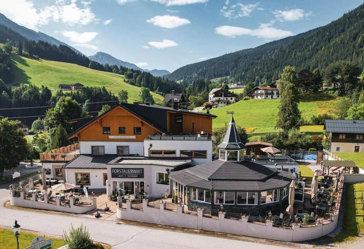 Hotel für 2 Personen, mit Garten und Sauna sowie Ausblick in Forstau