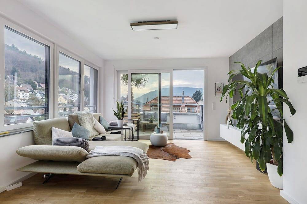 Penthouse de Luxo com Vista Montanha, Terraço Partilhado e Wi-Fi em Heidelberg in Ziegelhausen (Heidelberg), Heidelberg