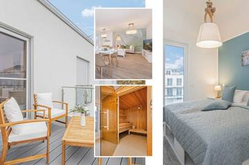 Ferienwohnung für 4 Personen, mit Garten und Ausblick sowie Sauna in Zirchow