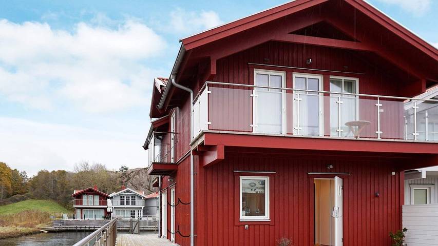Ferienhaus für 4 Personen, mit Ausblick und Balkon in Hamburgsund