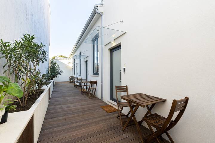 Maison de vacances pour 4 personnes, avec balcon à Porto