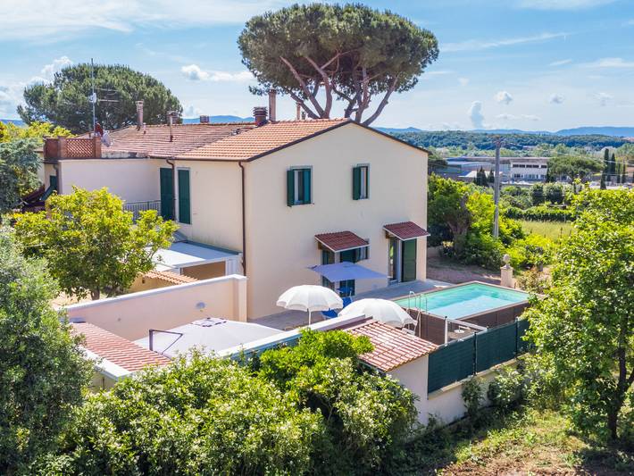 Vakantiehuis voor 6 personen, met tuin, met huisdier in Riparbella