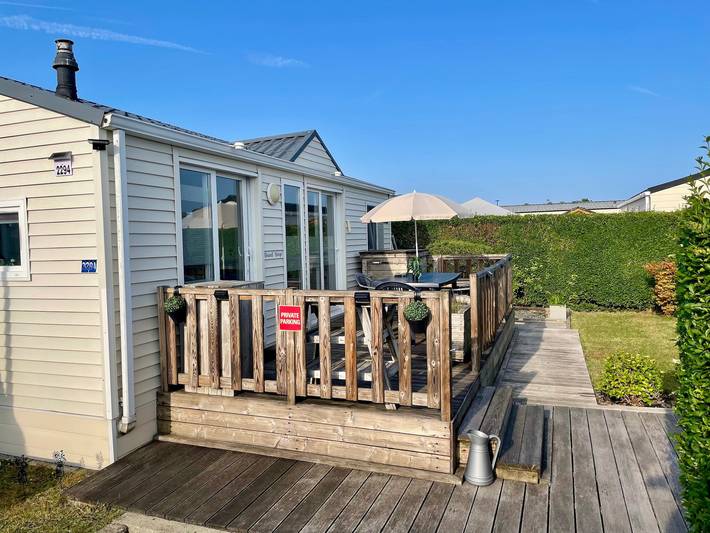 Mobil home pour 4 personnes, avec jardin et terrasse, animaux acceptés à Bredene - 2