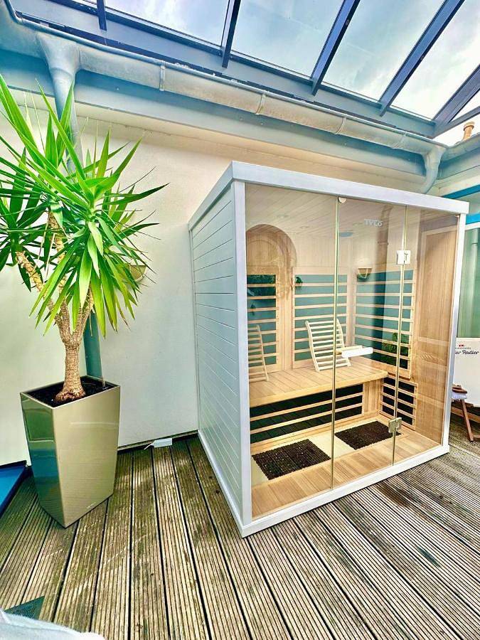 Appartement de vacances entier, Gästehaus Weserblick am Weser-Sandstrand in Berne, Wesermarsch
