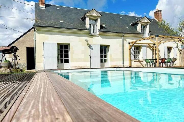 Maison de vacances pour 7 personnes, avec jardin à Mosnes
