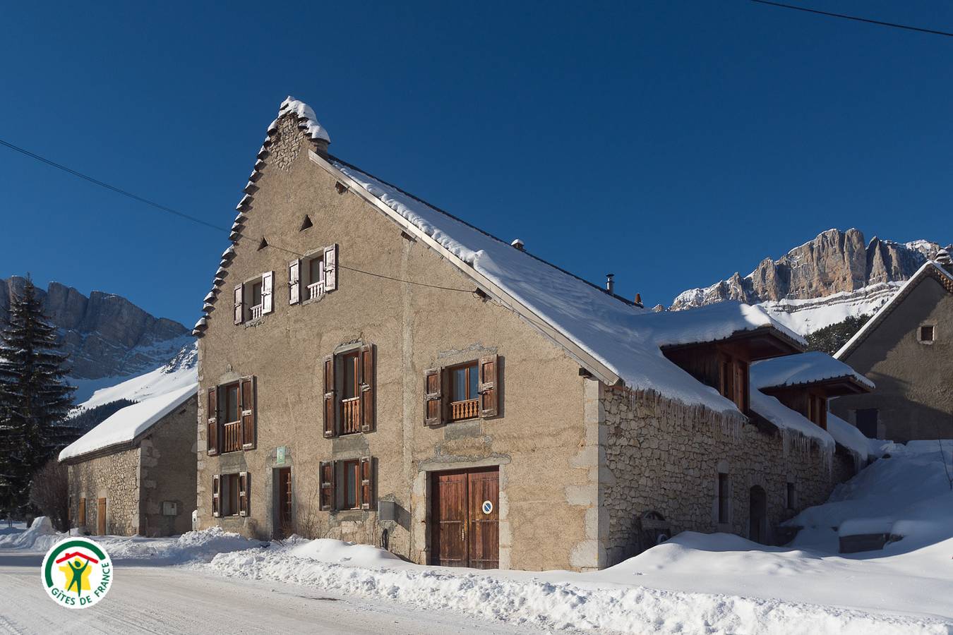 Gîte voor 4 personen met tuin in Gresse-en-Vercors, Parc naturel régional du Vercors