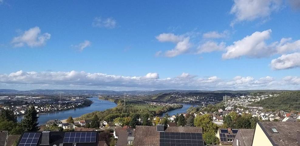 Ferienwohnung für 4 Personen, mit Sauna und Terrasse sowie Ausblick, mit Haustier in Urbar