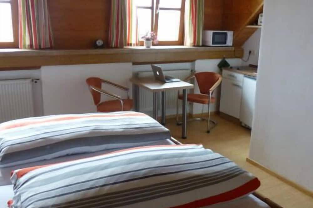 Ganze Wohnung, Studio-Eigenes Badezimmer-Blick auf die Landschaft in Münchberg, Landkreis Hof