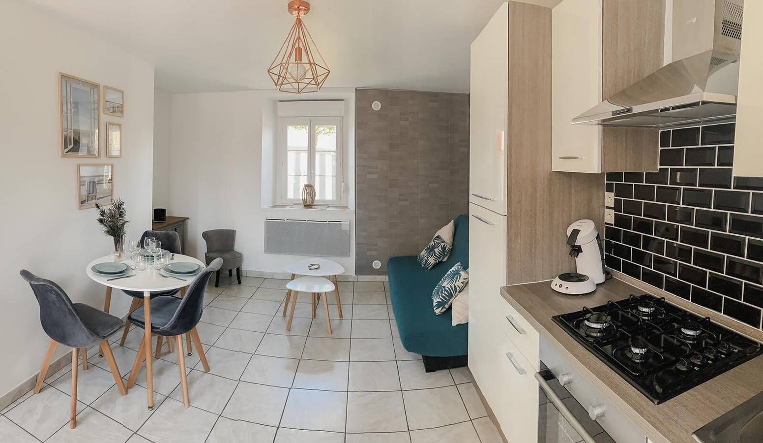 Ferienhaus „Escapade Pirouaise – L'Oyat“ mit Terrasse, Garten und Wlan in Pirou, Coutances und Umgebung