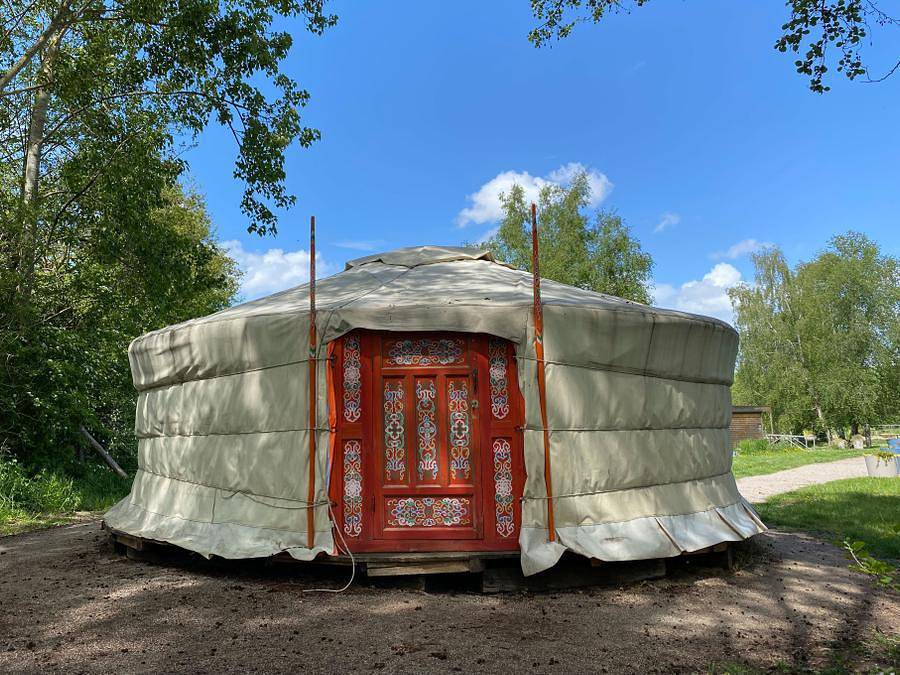 Camping Domaine du Lieu Dieu - Hébergement 2 personnes - Yourte in Beauchamps, Région d'Abbeville