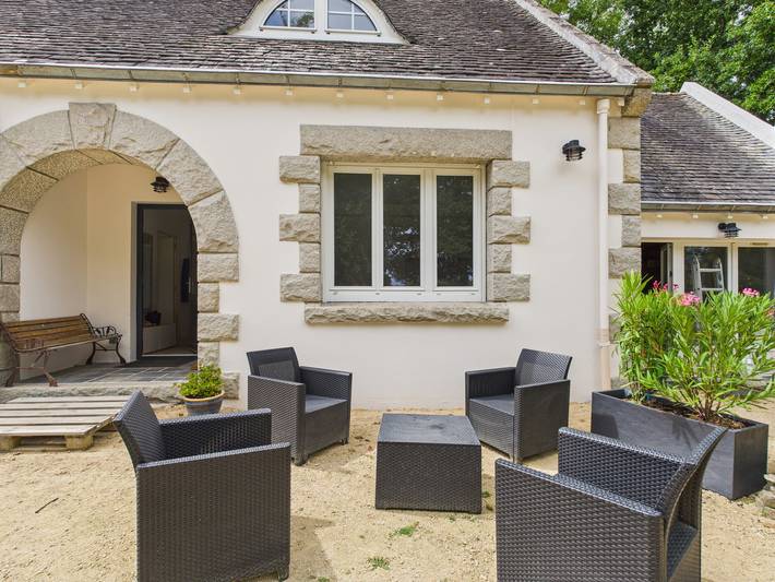 Appartement entier, Dépendance 2 adultes 2 enfants - avec jardin in Fouesnant, Côte de Cornouaille