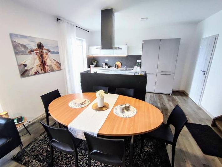 Maison de vacances pour 7 personnes, avec jardin ainsi que sauna et vue