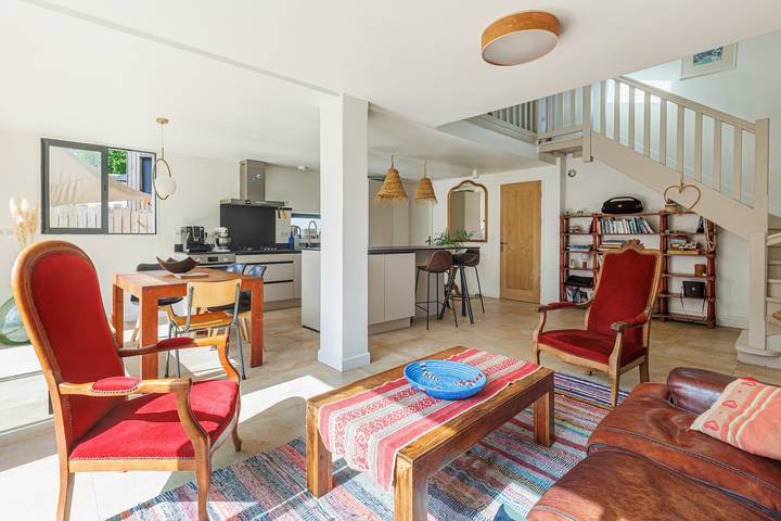 Ferienhaus für 7 Personen, mit Garten