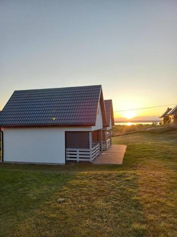 Lodge für 6 Personen, mit Ausblick und Garten sowie Seeblick im Stettiner Haff