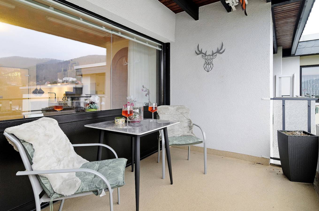Ganzes Studio, Apartment „Harzblick“ mit Balkon und Wlan in Bad Harzburg, Harzvorland