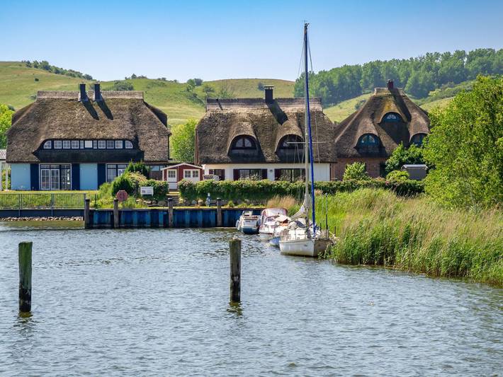 Ferienhaus für 6 Personen, mit Terrasse und Garten sowie Seeblick, mit Haustier am Greifswalder Bodden - 2