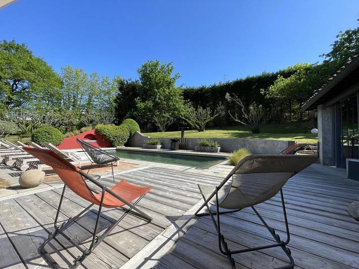 Chambre d’hôte pour 2 personnes, avec Terrasse ainsi que Jardin et Piscine au Pays basque - 4