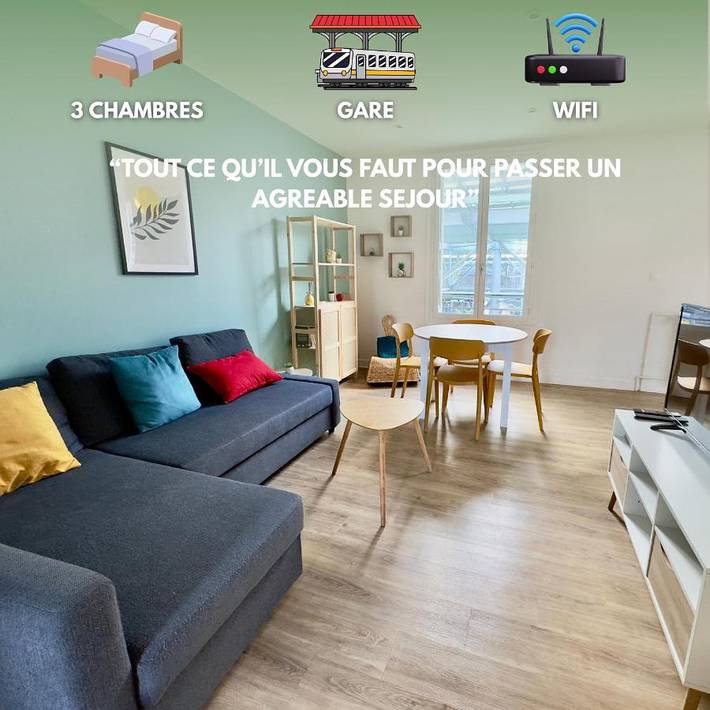 Gîte pour 6 personnes dans Gare D Amiens