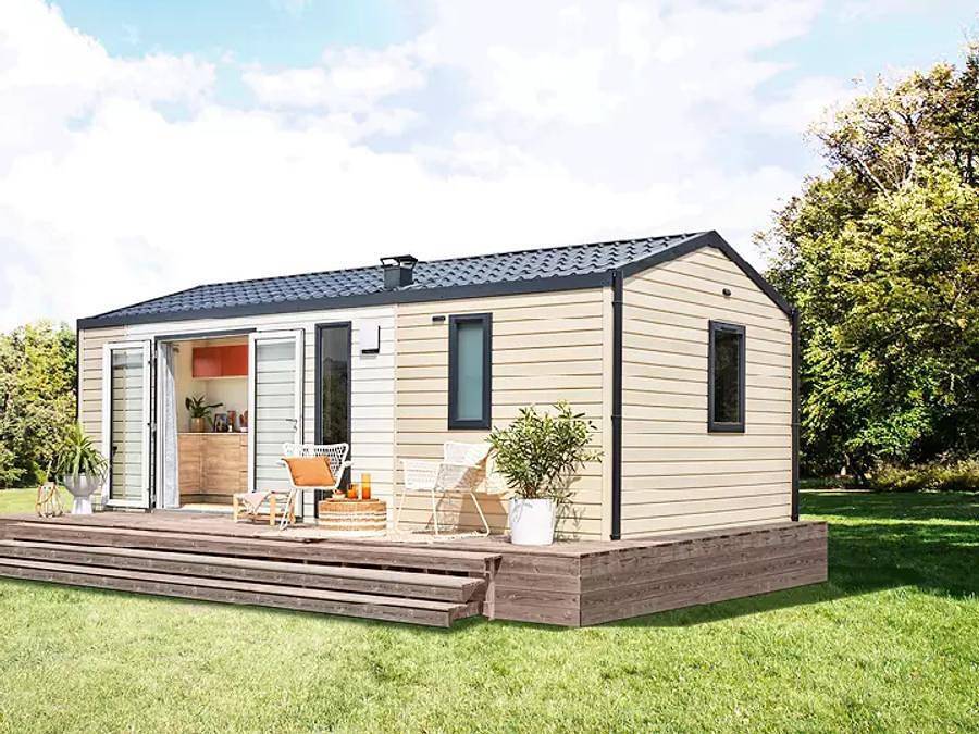 Camping Maeva Escapades de La Geres - Mobilhome 4 personnes - Mobil-home Bahia 3 Pièces 4 Personnes + Tv in Surgères, Région de Rochefort
