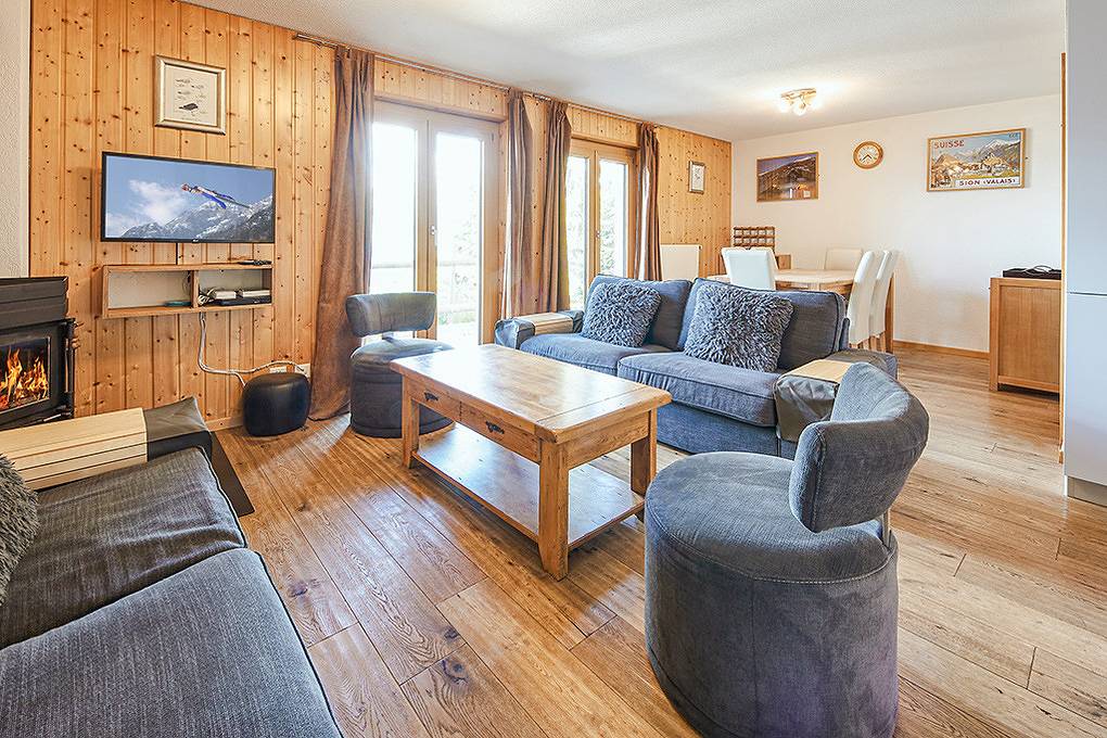 Vakantiehuis voor 8 personen met uitzicht in Les Masses, Vex