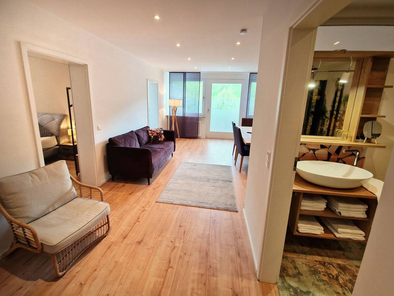 Ganze Wohnung, Unsere große Ferienwohnung Urlaubsglück in Ottenhöfen im Schwarzwald, Mittlerer Schwarzwald