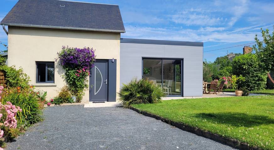 Gîte pour 5 personnes, avec terrasse et jardin, animaux acceptés