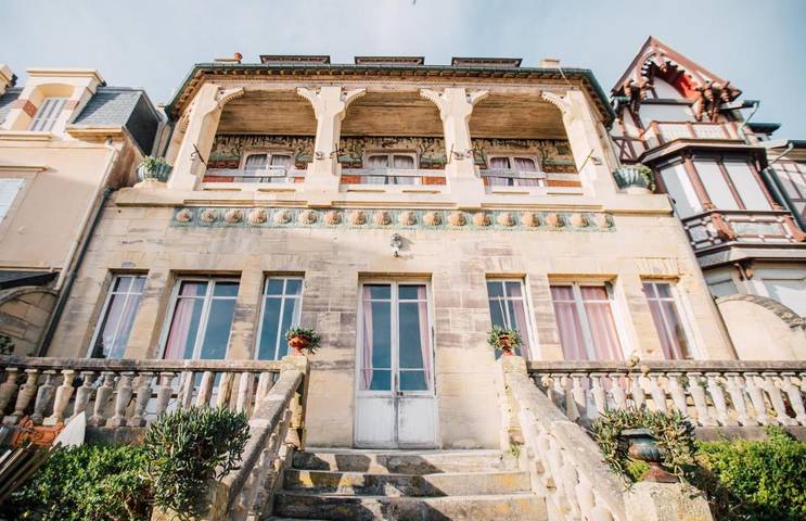 Cottage pour 2 personnes, avec vue et jardin à Lion-sur-Mer
