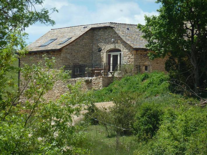 Gîte pour 7 personnes, avec Terrasse ainsi que Jardin et Vue à Banassac