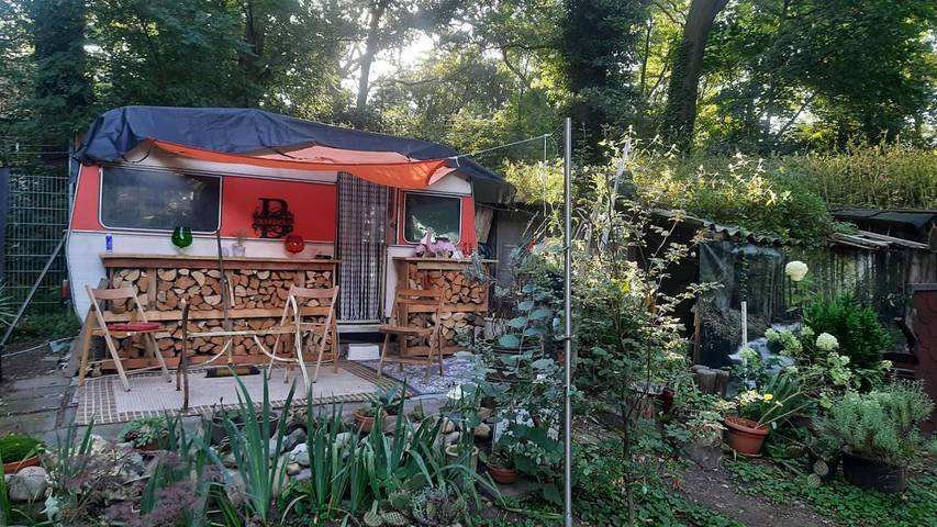 Camping für 3 Personen, mit Terrasse und Garten sowie Ausblick