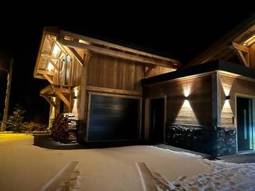 Chalet pour 8 personnes, avec jardin et vue à Sallanches