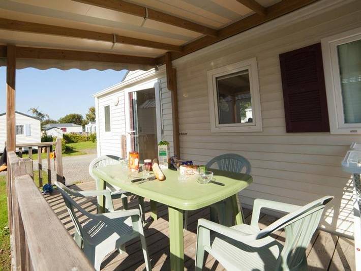 Camping Les Alizés - Mobilheim 4 personen - Komfort 27 m² in Lannion, Ceinture Dorée