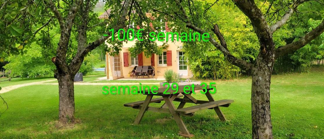 Gîte pour 6 personnes, avec terrasse ainsi que jardin et piscine à Sagelat