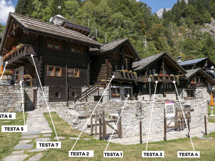 Ganze Wohnung, Chalet Borgo Walser Testa 2 in Macugnaga, Walliser Alpen