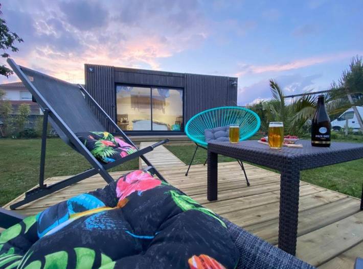 Appartement de vacances pour 2 personnes, avec jardin ainsi que jacuzzi et terrasse