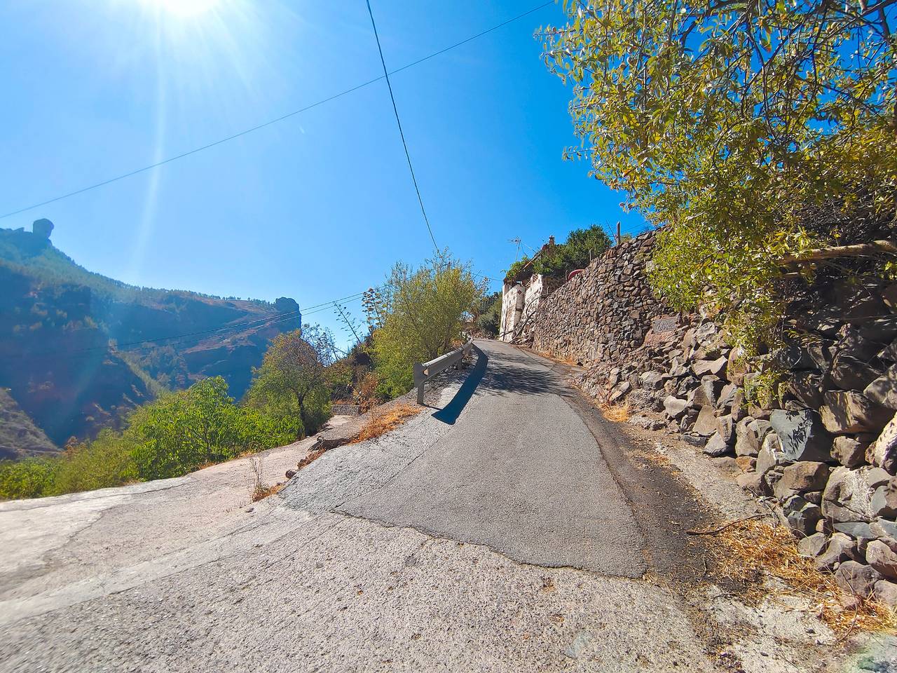 „Casa Rural La Pelusa“ mit Bergblick, Wlan und Klimaanlage in Tejeda, Gran Canaria West