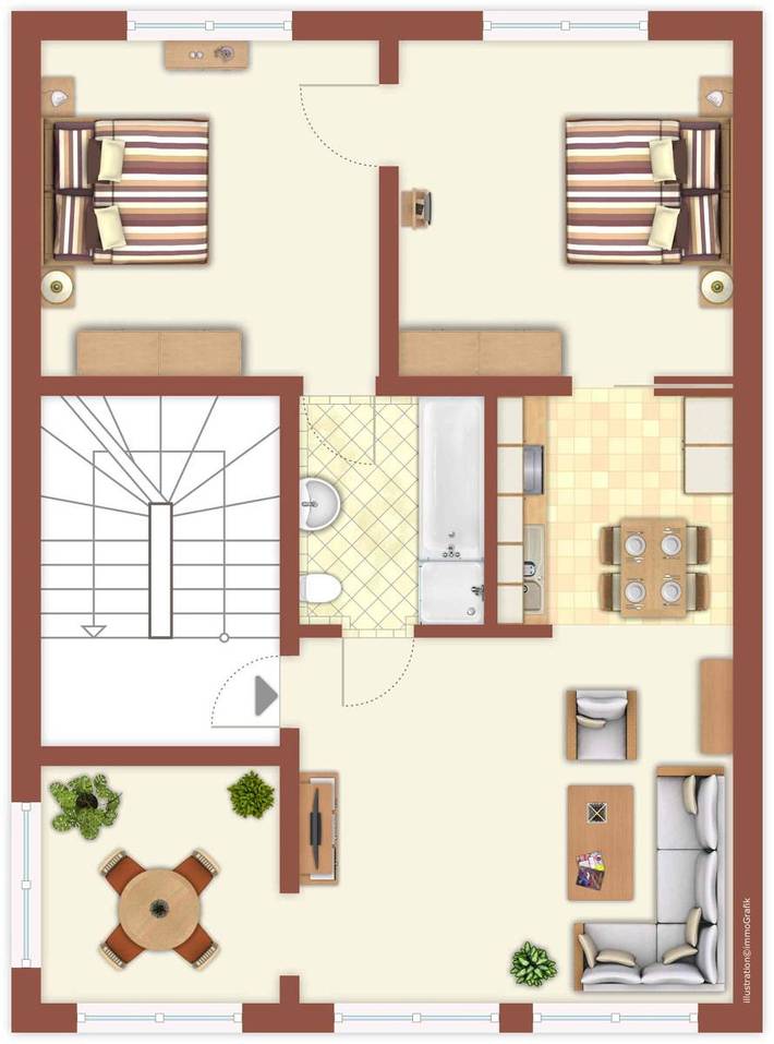 Entire apartment, Promenadenblick, Captains-Suite in Warnemünde Strand, Rostock