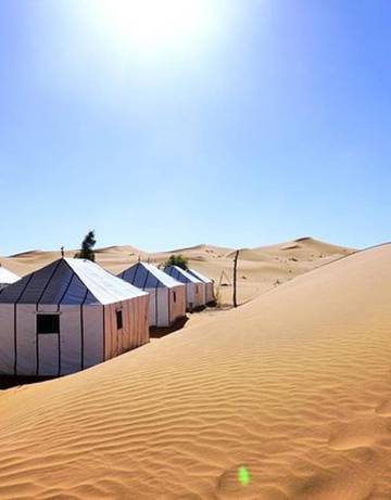 Gîte pour 4 personnes, avec terrasse et vue dans Merzouga