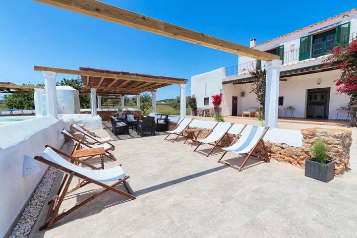 Casa rural para 12 personas, con jardín además de vistas y piscina en Sant Jordi de ses Salines - 3