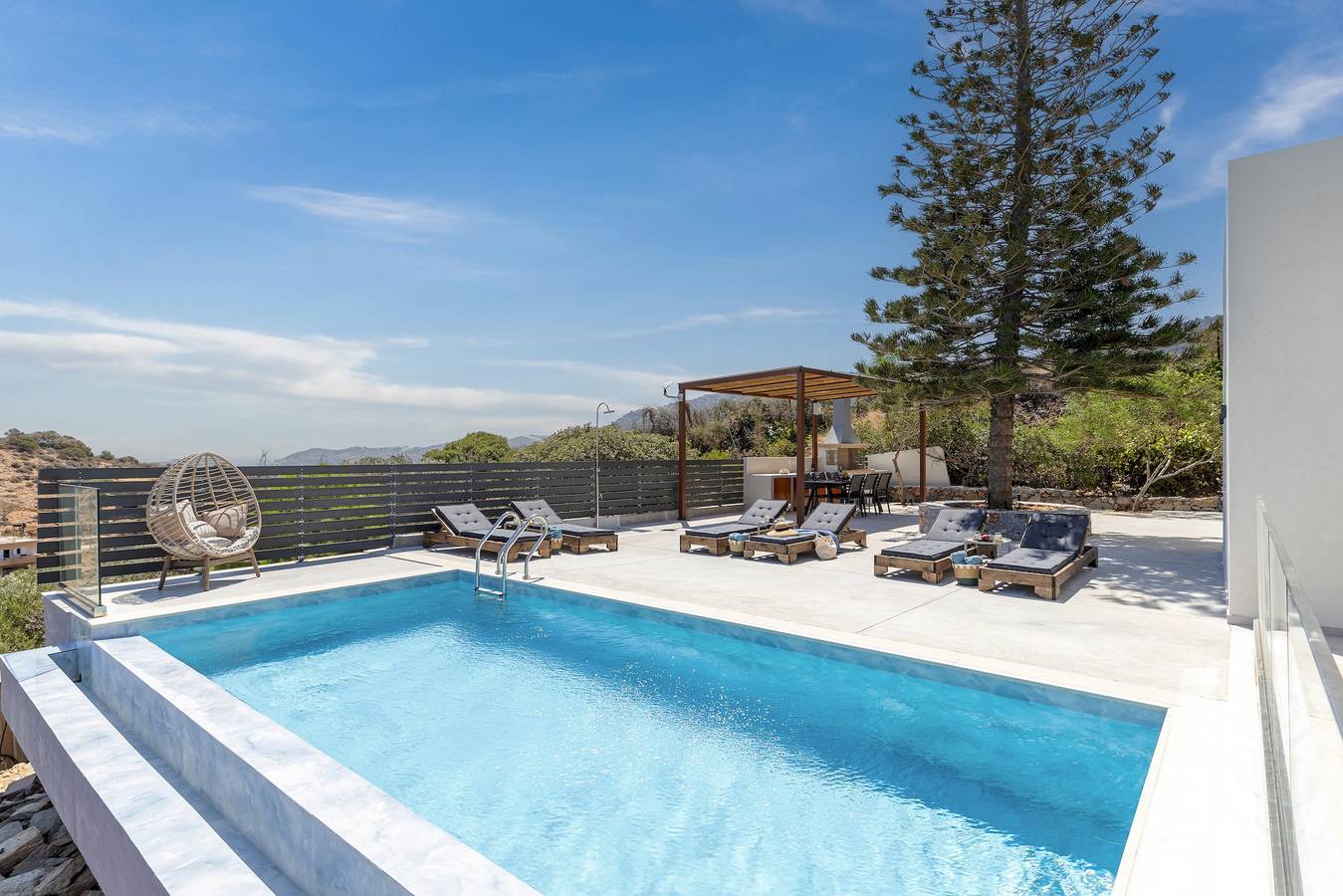 Villa für 4 Personen mit Pool in Agia Pelagia, Achlada