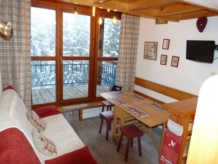 Appartement de vacances pour 5 personnes, avec balcon dans Les Arcs