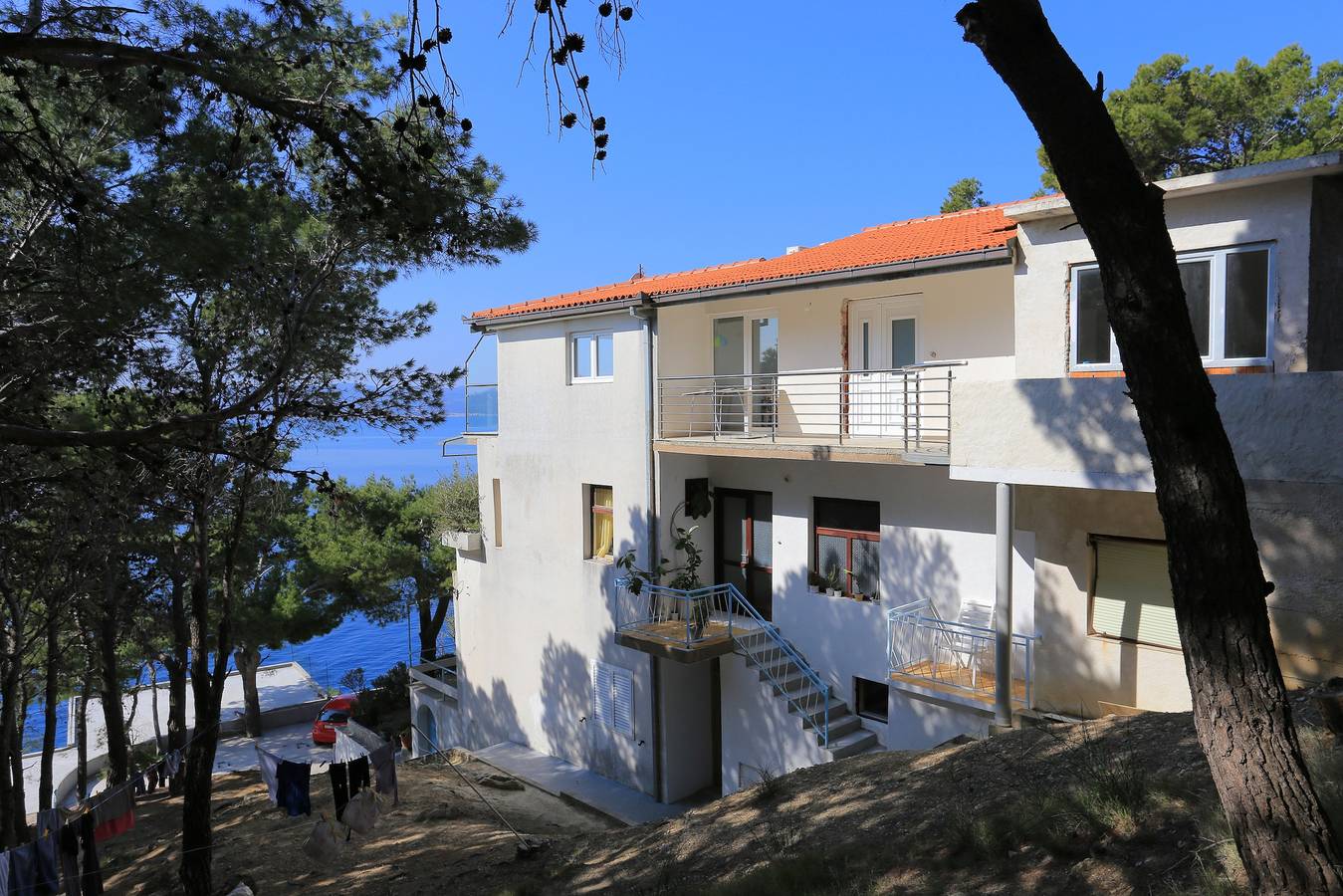Zimmer mit Balkon und Meerblick Brela, Makarska S-17281-a in Brela, Makarska Riviera