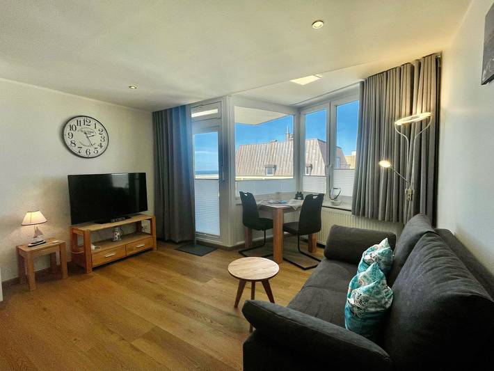 Ferienwohnung für 2 Personen, mit Seeblick und Balkon sowie Ausblick an der Nordsee - 4