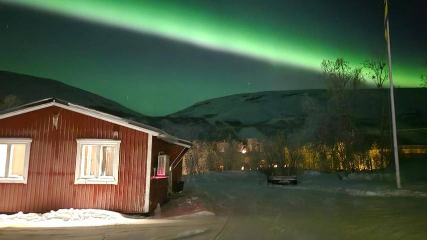 Ferienhaus für 4 Personen, mit Terrasse und Ausblick in Lappland (Schweden) - 3