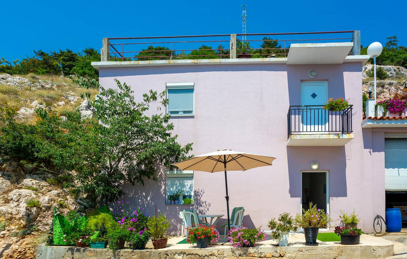 Ganze Ferienwohnung, Ferienwohnung für 2 Personen mit Terrasse in Baska, Krk