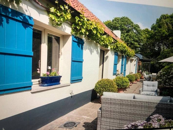 Maison de vacances pour 6 personnes, avec piscine ainsi que jardin et vue à Oudenburg