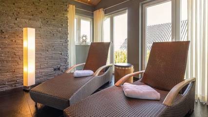 Ferienhaus für 6 Personen, mit Terrasse und Whirlpool sowie Garten und Sauna, mit Haustier in Sagard