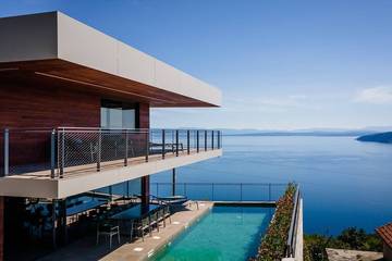 Ferienhaus für 12 Personen, mit Sauna und Terrasse sowie Garten in Mošćenice