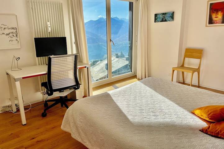 Gîte pour 10 personnes, avec piscine et balcon ainsi que sauna et jacuzzi à Ayent - 2