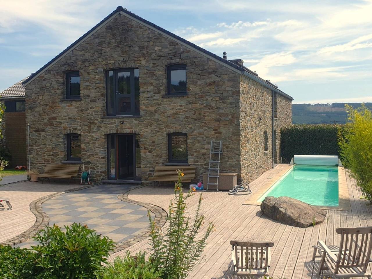 Superb gite with outdoor pool in Stoumont in Stoumont, Liège region